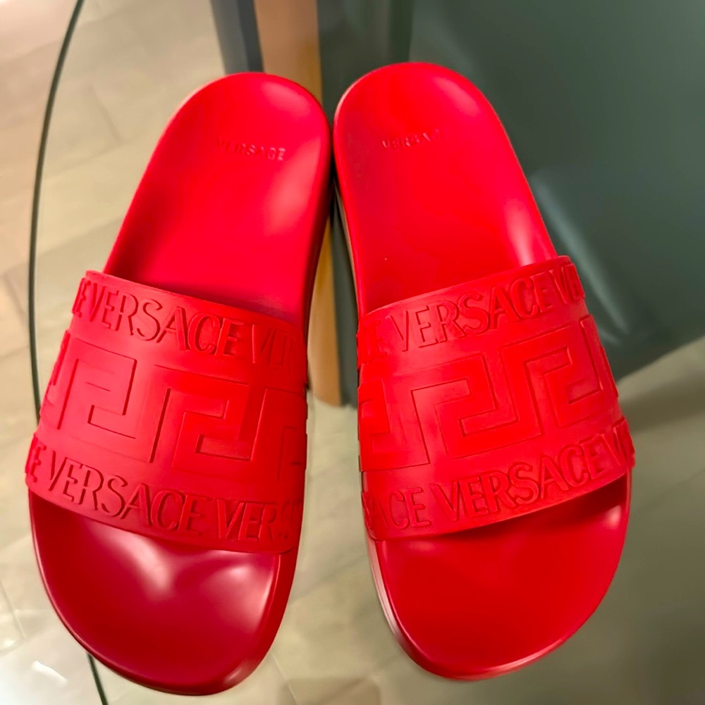 Versace flip-flops brand new